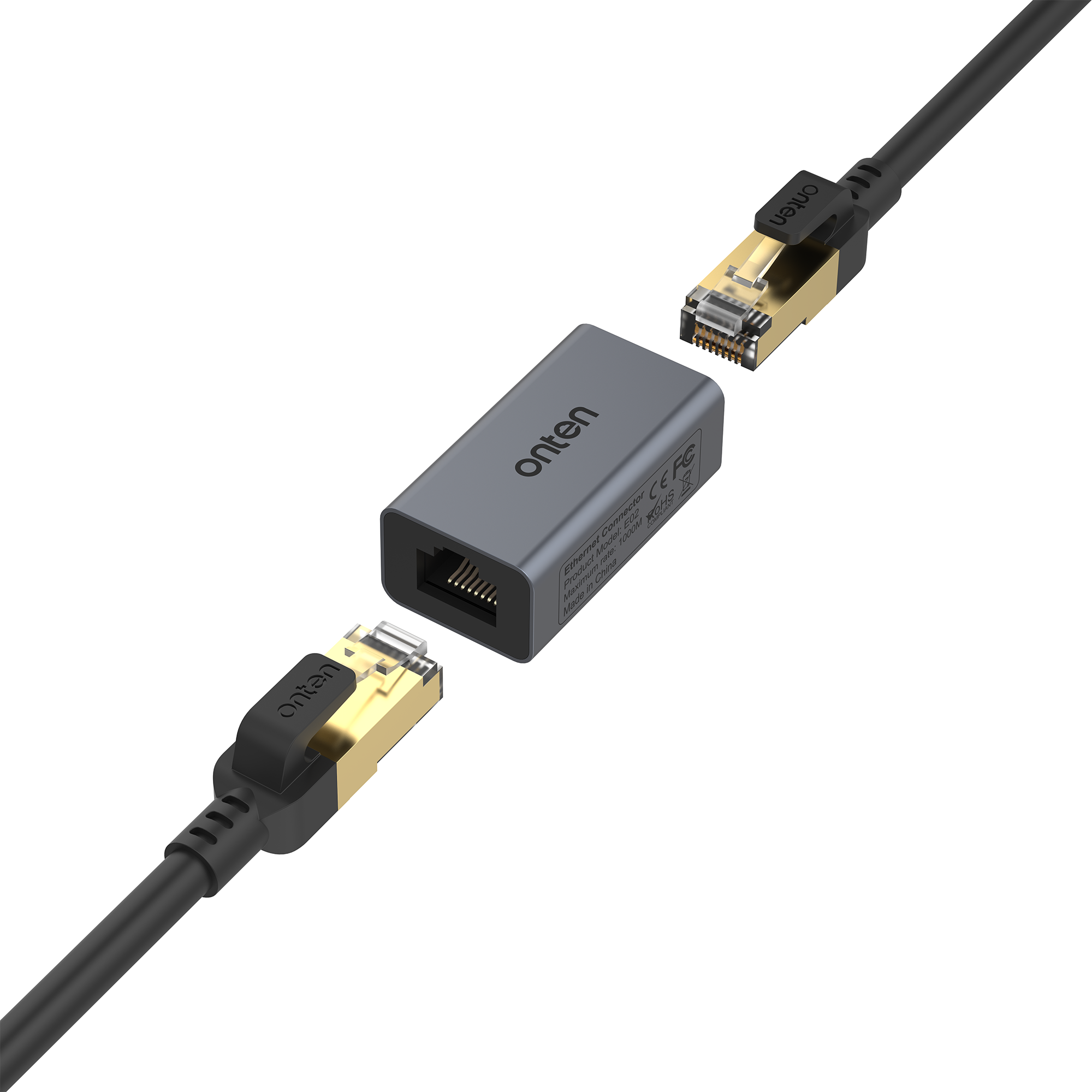 OTN-E02 Barrel Connector RJ45 Gigabit