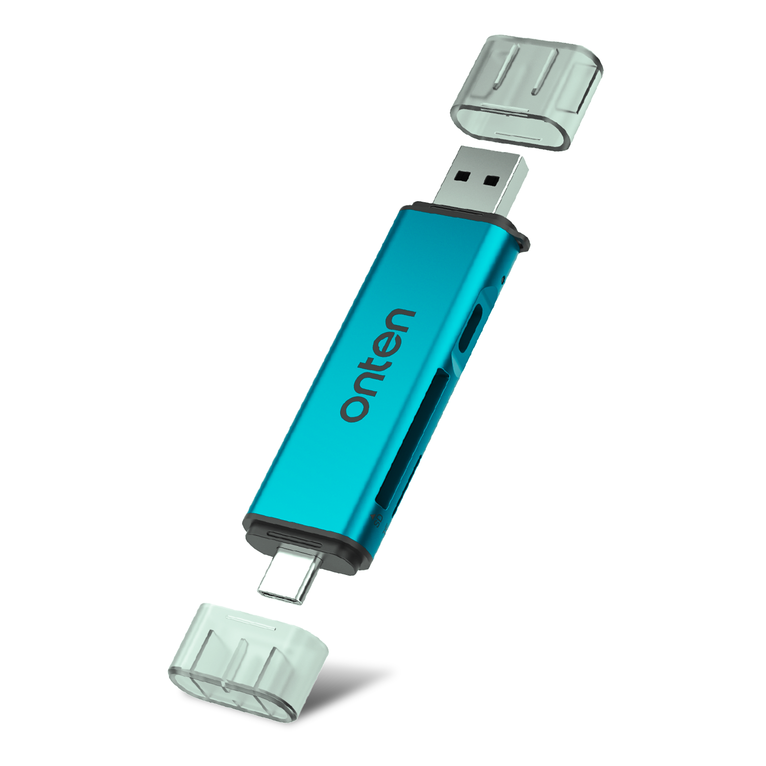 OTN-CR538S Card Reader USB A+C TO SD TF + TYPE-C