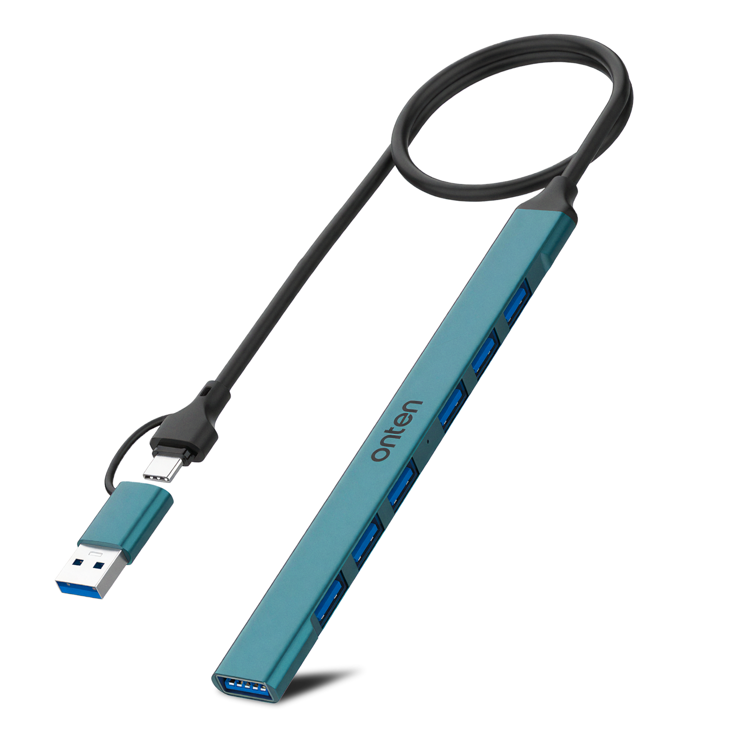 OTN-UCA9702 ONTEN USB HUB 7 Port Dual Connection