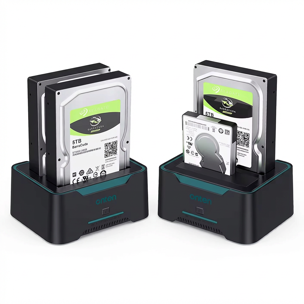 OTN-UHD6 SATA HDD & SSD Docking Station Cloning Device