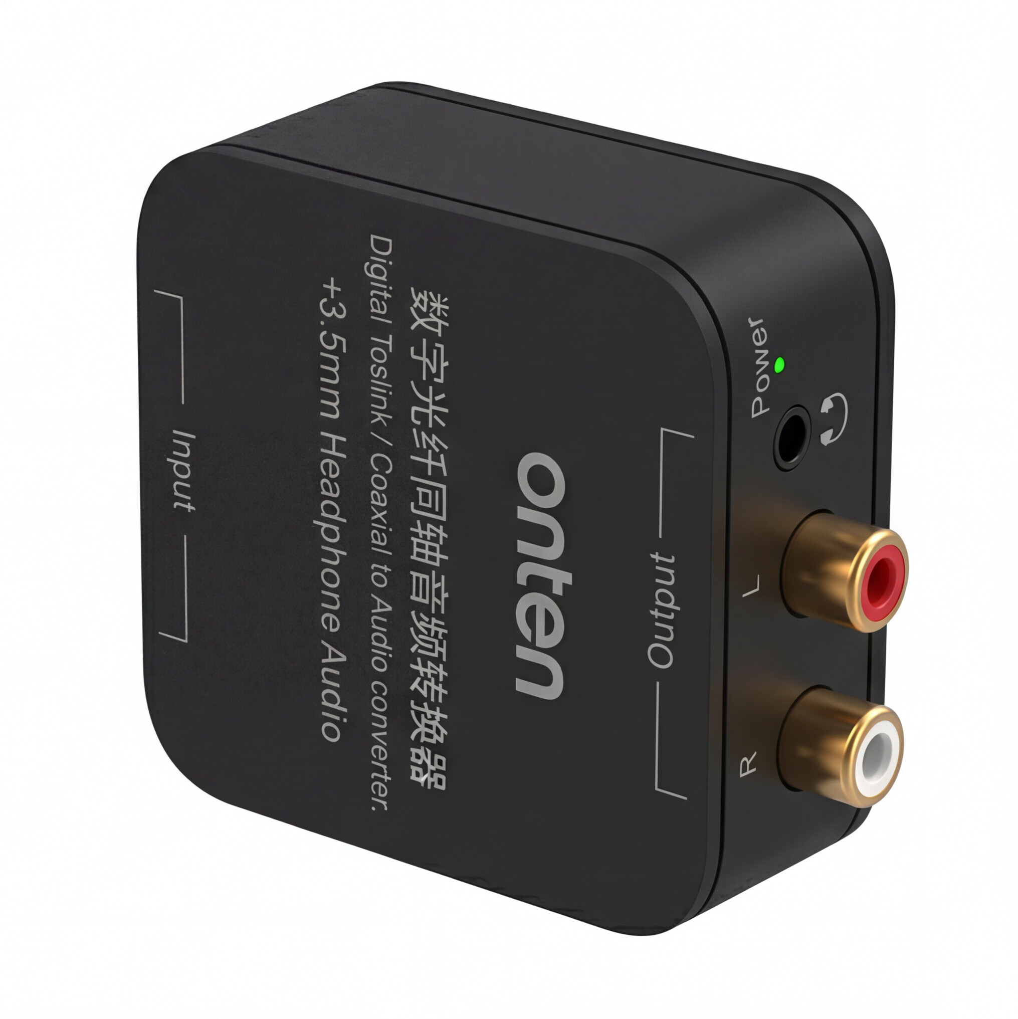 OTN-37506 Audio Adapter Toslink & Coaxial to RCA & 3.5MM Audio Jack