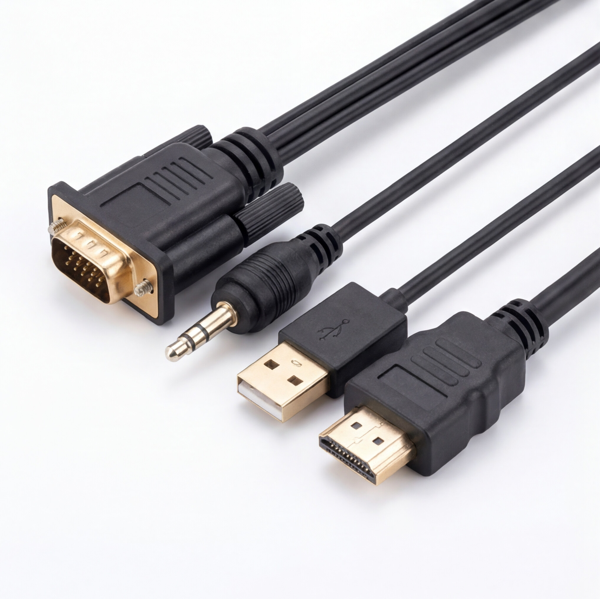 OTN-5167S HDMI to VGA Cable With Audio Jack