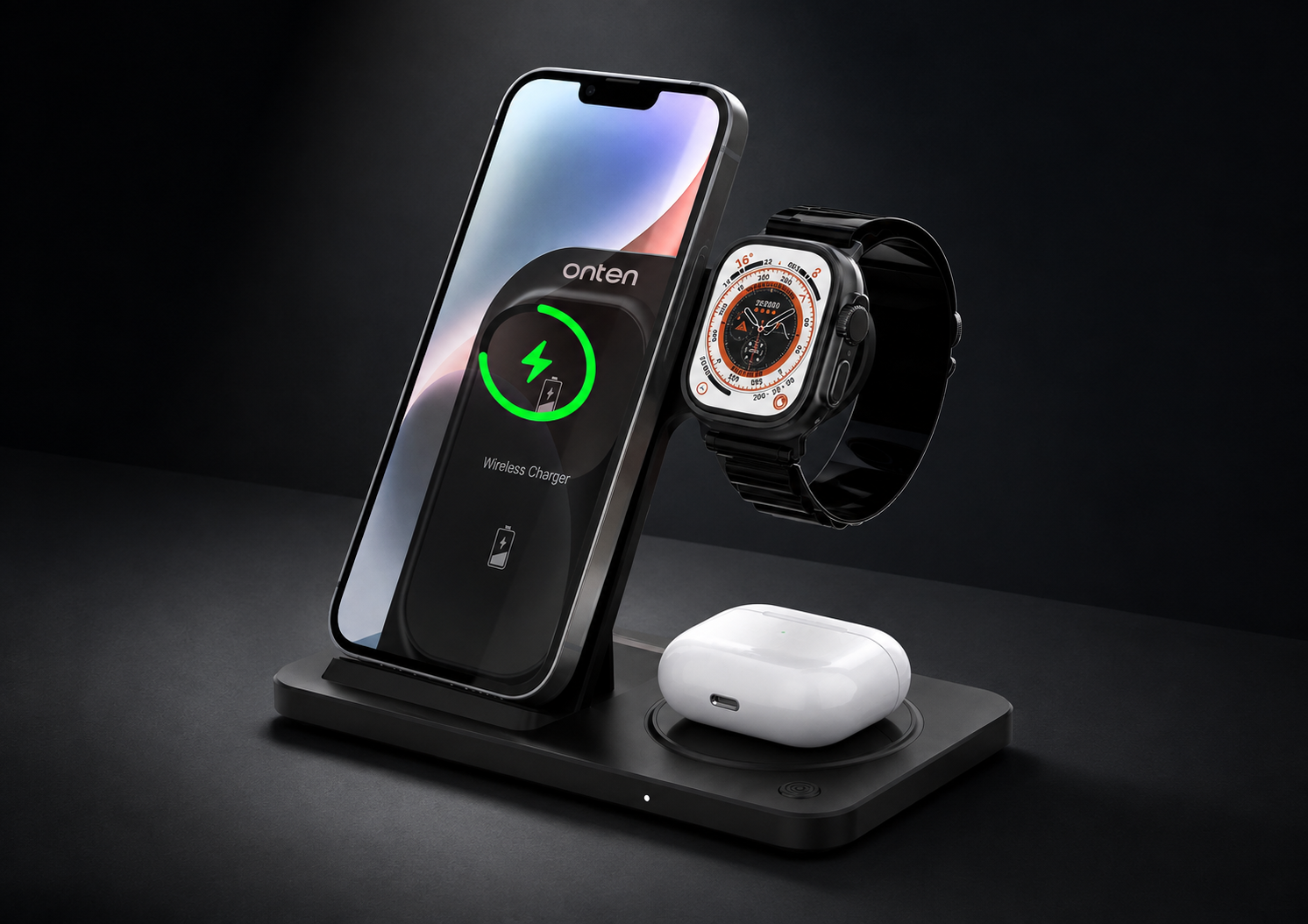 ONTEN OTN-CW11 3-in-1 Wireless Charger Review: The All-in-One Charging Station for Smartphone, Apple Watch &amp; TWS