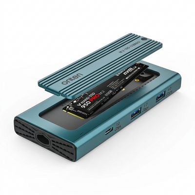 OTN-M232 Enclosure M.2 SSD With Integrated USB Hub