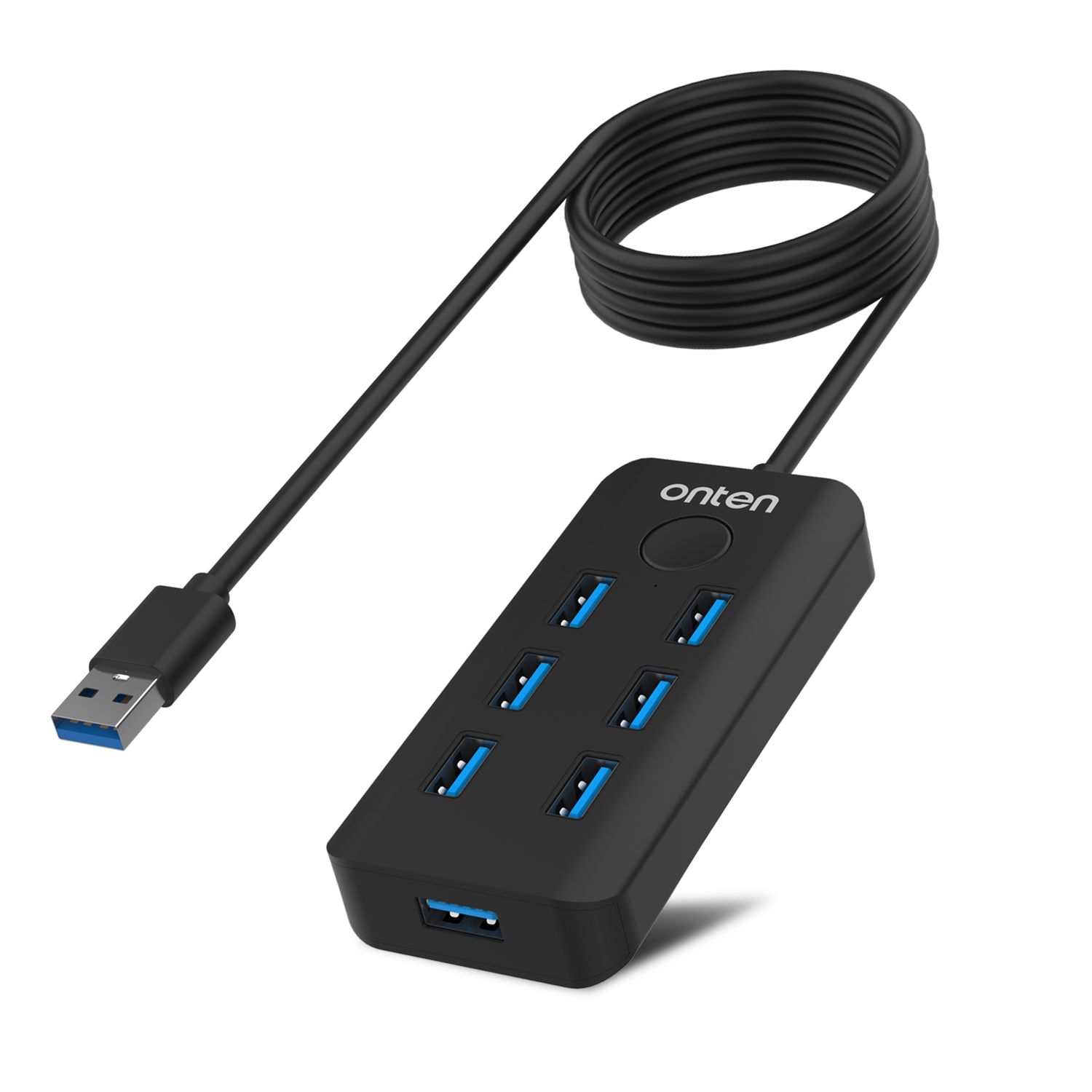 OTN-8120 ONTEN USB Hub 7 Port With Windows Screen  Lock