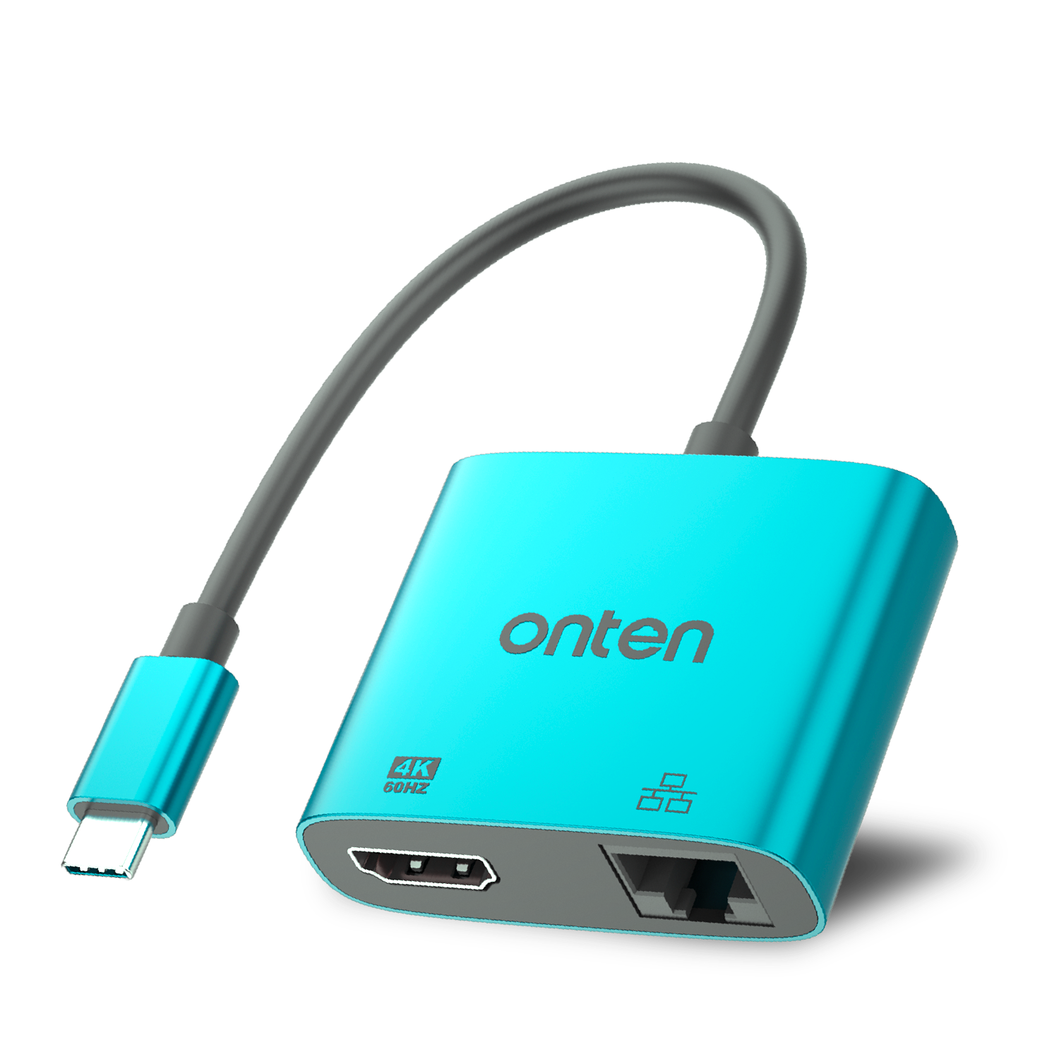 OTN-UC288  TYPE-C TO 2 IN 1 (HDMI 4K + LAN Rj45)