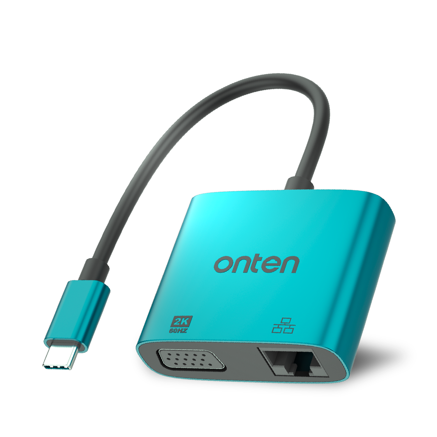 OTN-UC289 TYPE-C TO 2 IN 1 (VGA + LAN 10/100)