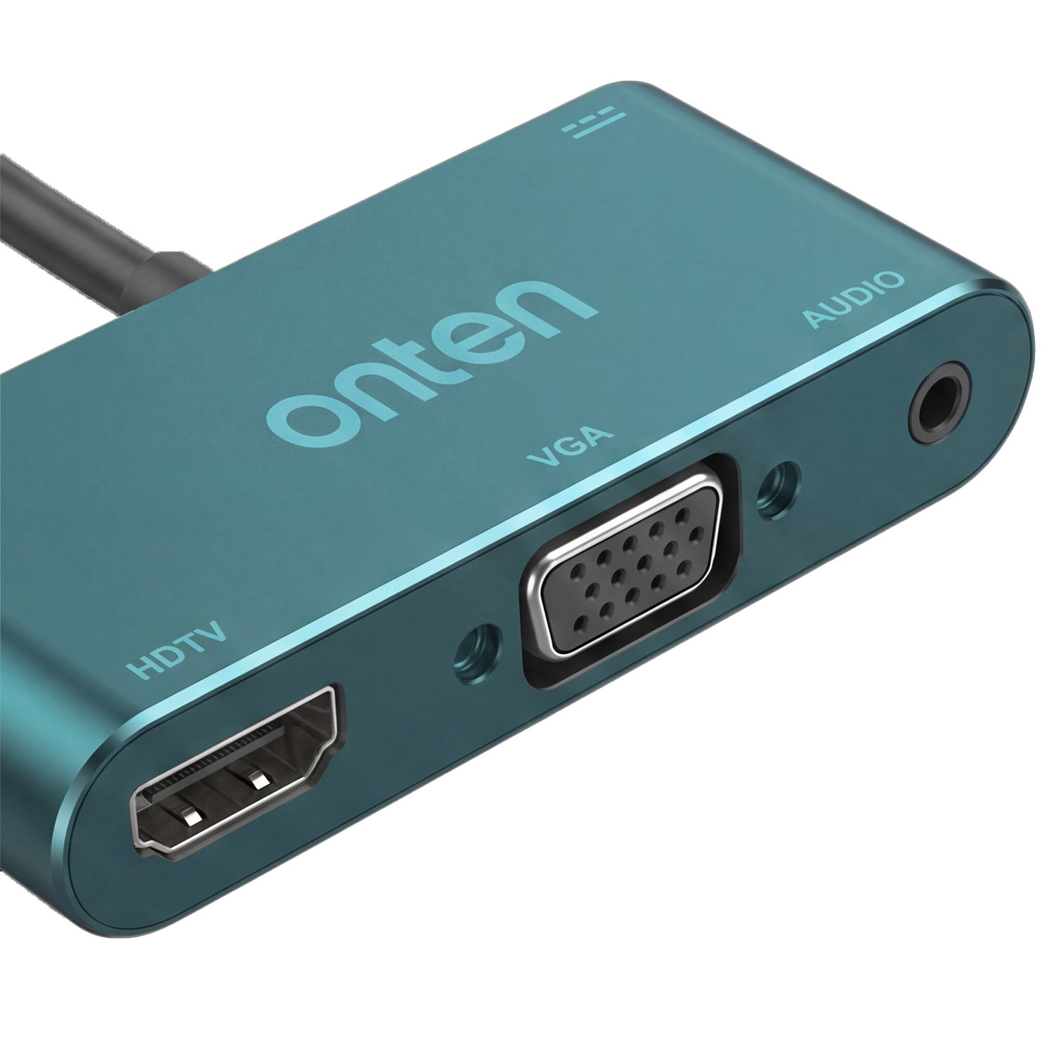 OTN-9573S Converter Type C to HDMI & VGA With Audio Jack Port
