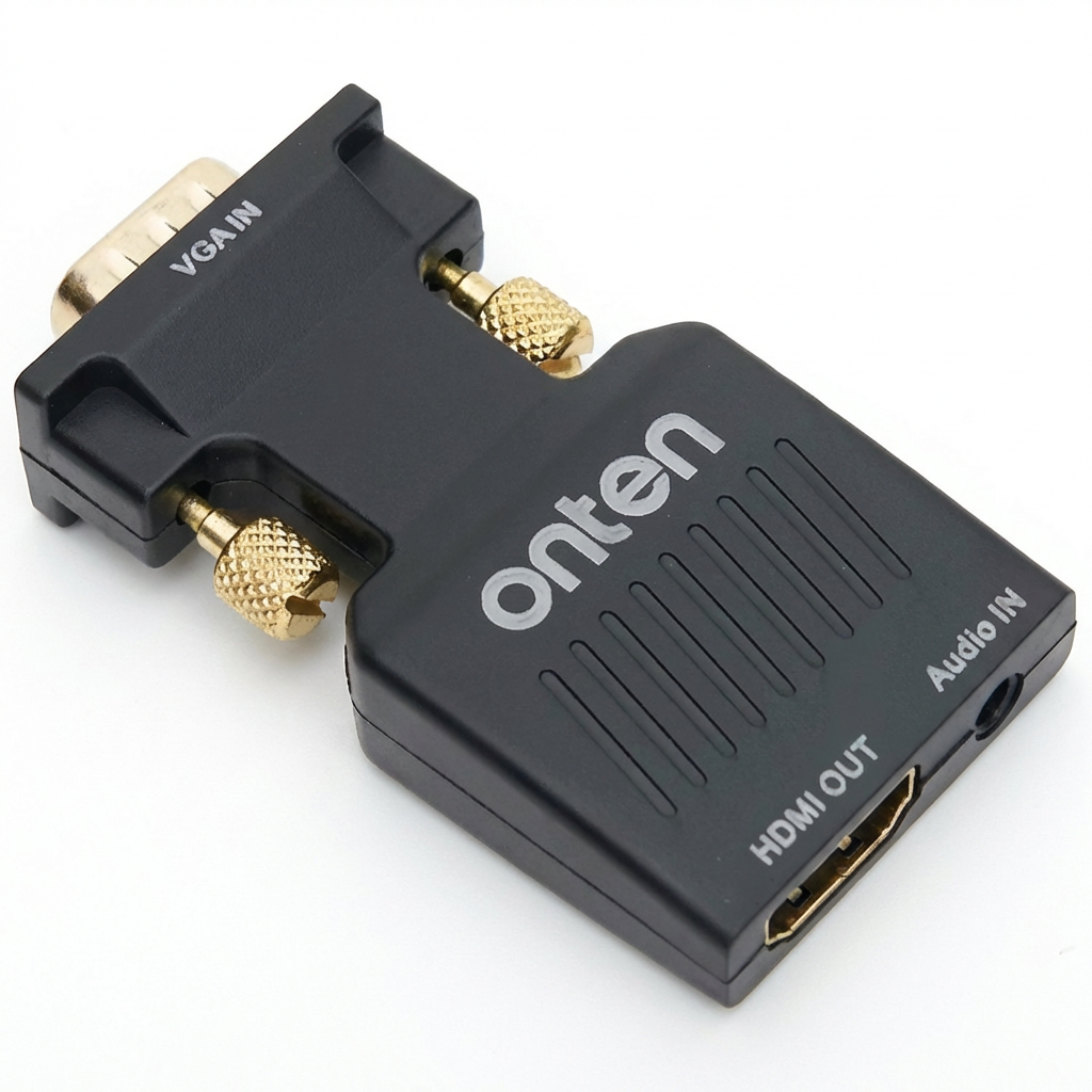 OTN-7508 VGA to HDMI Converter With 3.5mm Audio Input