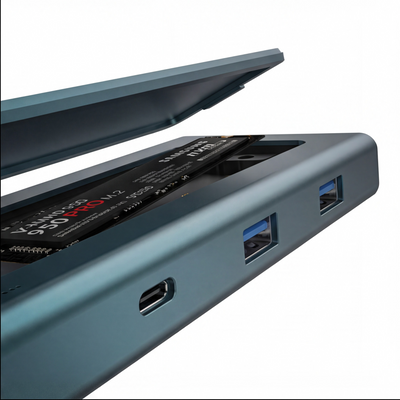 OTN-M323 M.2 NVME Enclosure With USB HUB