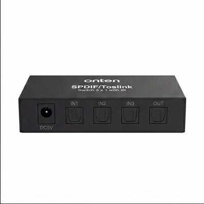 OTN-37507 Toslink Audio Switcher 3 Input to 1 Output