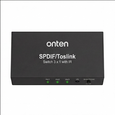 OTN-37507 Toslink Audio Switcher 3 Input to 1 Output