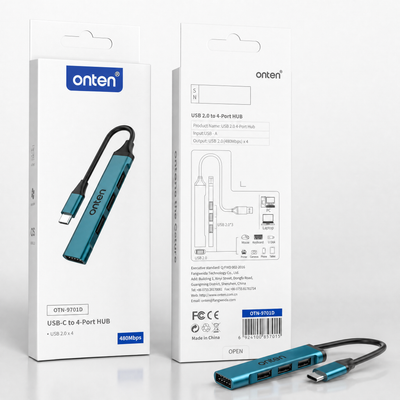 OTN-9701D ONTEN USB C 2.0 HUB 4 Port