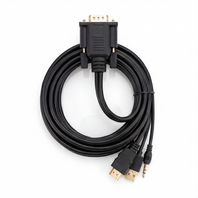 OTN-5167S HDMI to VGA Cable With Audio Jack