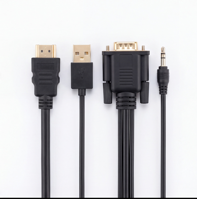 OTN-5167S HDMI to VGA Cable With Audio Jack