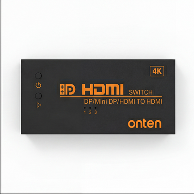 OTN-CS331 HDMI DP & MINI DP Switcher to HDMI