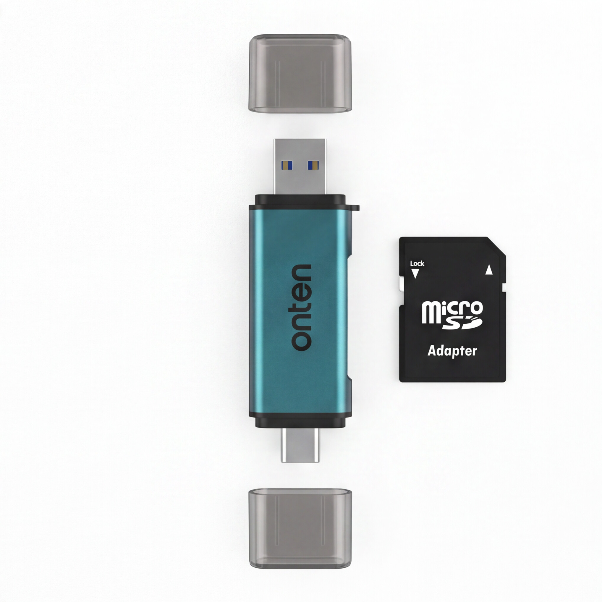 OTN-CR532 Card Reader SD / TF Dual USB Mode Type A & Type C