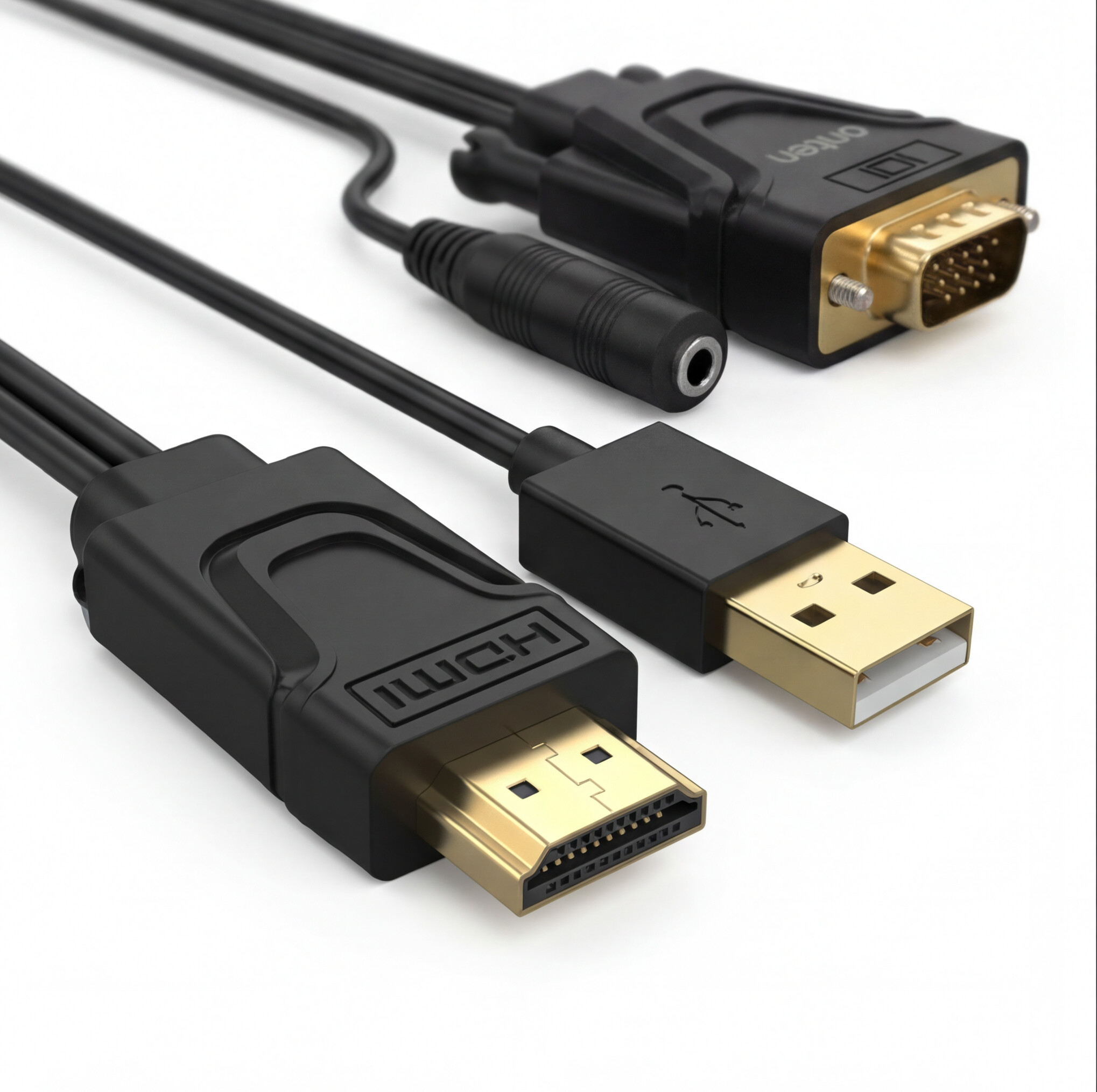 OTN-5137 Hdmi to VGA With Audio Cable 1080P