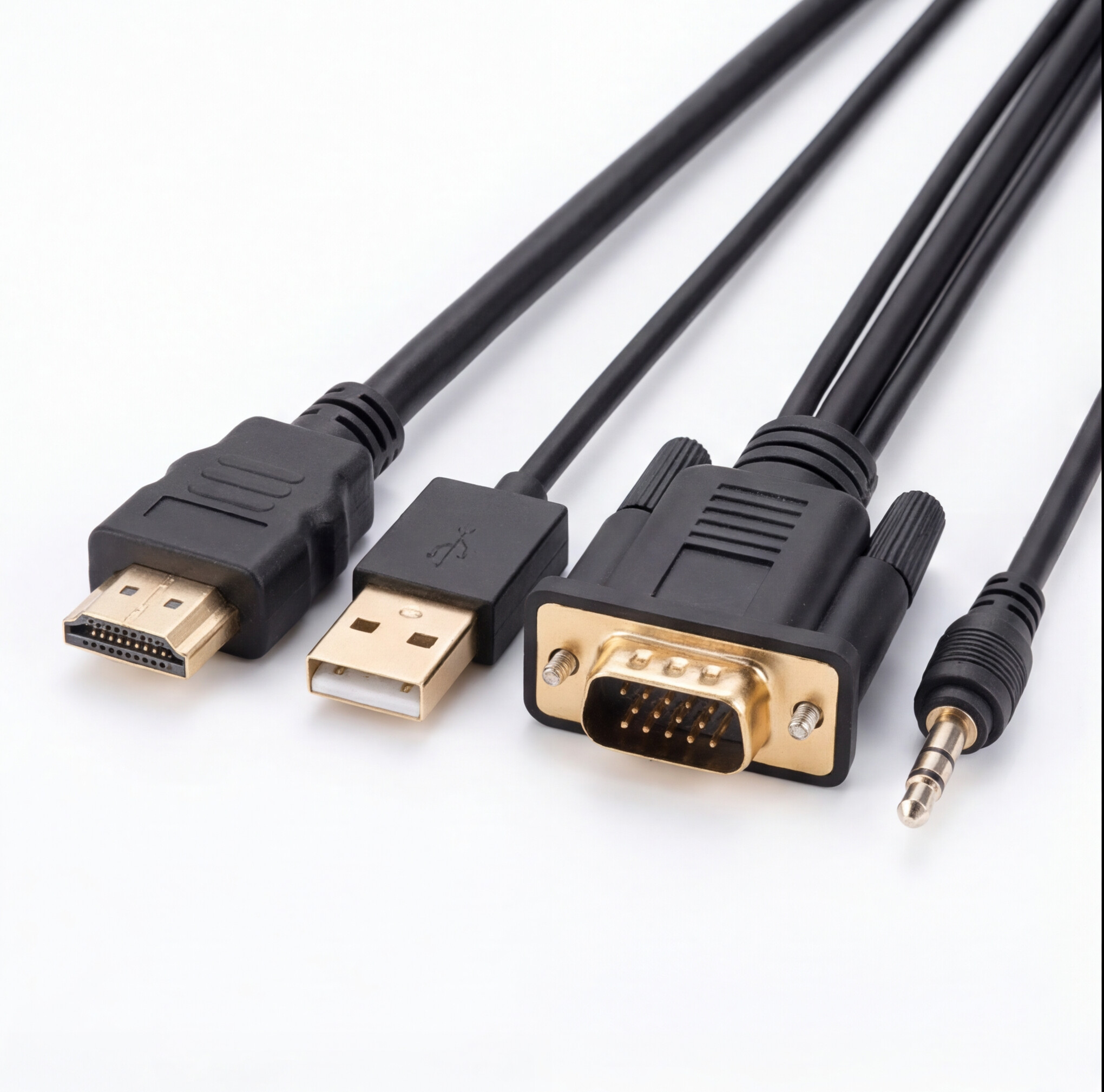 OTN-5167S HDMI to VGA Cable With Audio Jack