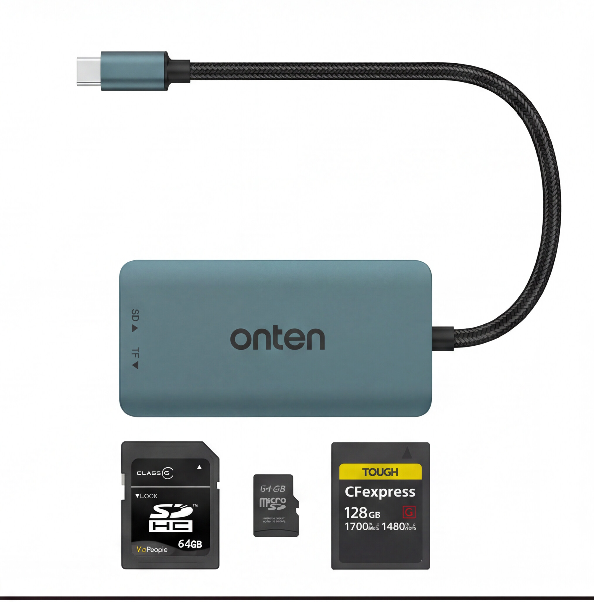 OTN-C11 Type C Card Reader For CFexpress Type B & SD / TF Card